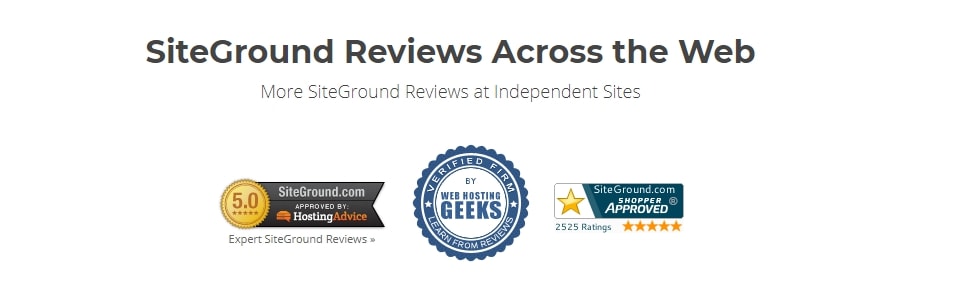 SiteGround Customer Reviews