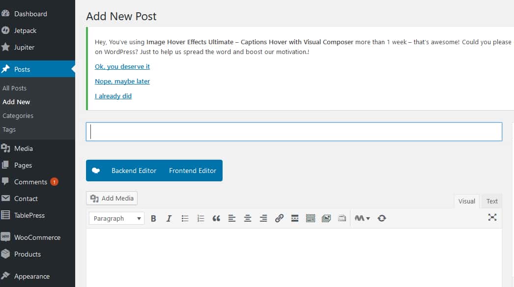 Add Post To WordPress Website Step 1