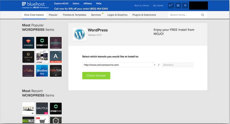 How To Install WordPress Step 3